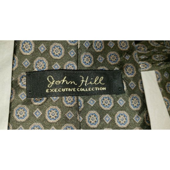 John Hill Executive Collection Neck Tie preowned with defect - Picture 4 of 10